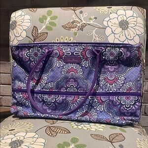 Vera Bradley Purple Paisley Tote Bag